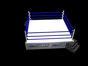 smackdown ring 3d model