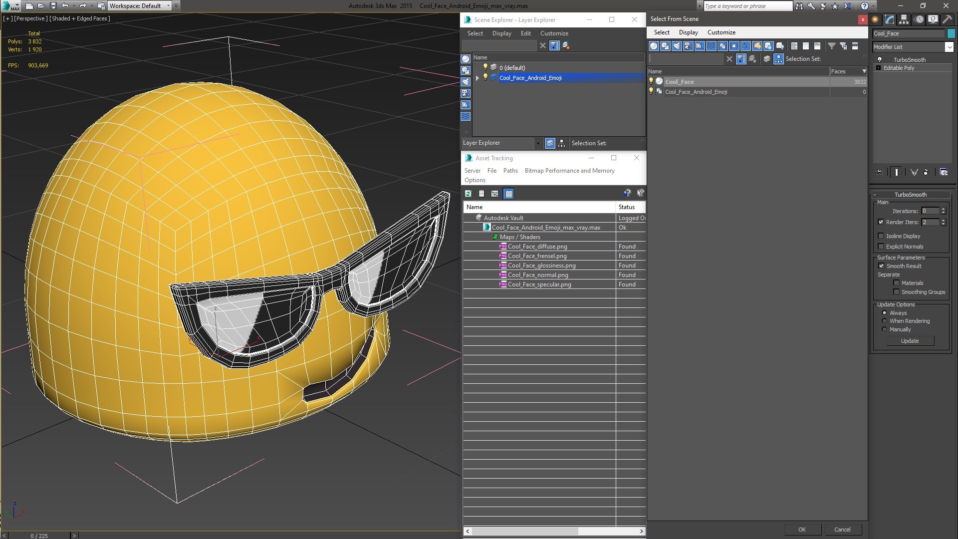 Cool Face Android Emoji 3D model https://p.turbosquid.com/ts-thumb/hR/T4EjOD/vt/coolfaceandroidemojimb3dmodel018/jpg/1638703395/1920x1080/fit_q87/91e2a5cb015e64f1a5fd574775fb17ac77e6f902/coolfaceandroidemojimb3dmodel018.jpg