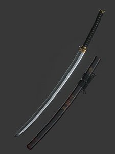 Soporte de doble espada para Samurai Katana y Wakizashi Modelo 3D $49 -  .3ds .c4d .fbx .ma .obj .max - Free3D