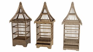 3D model bird-cage bird cage