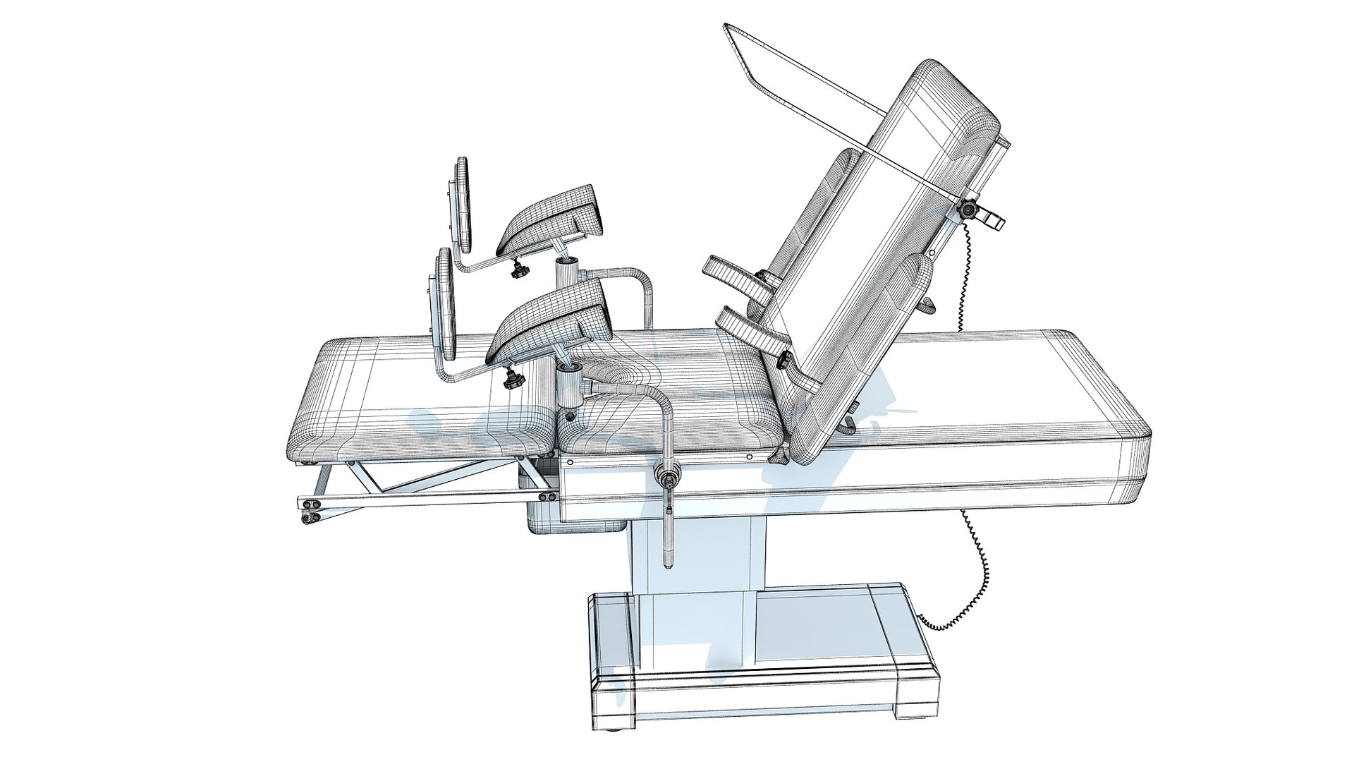 Gynecological Operating Table 3D Model - TurboSquid 1800514