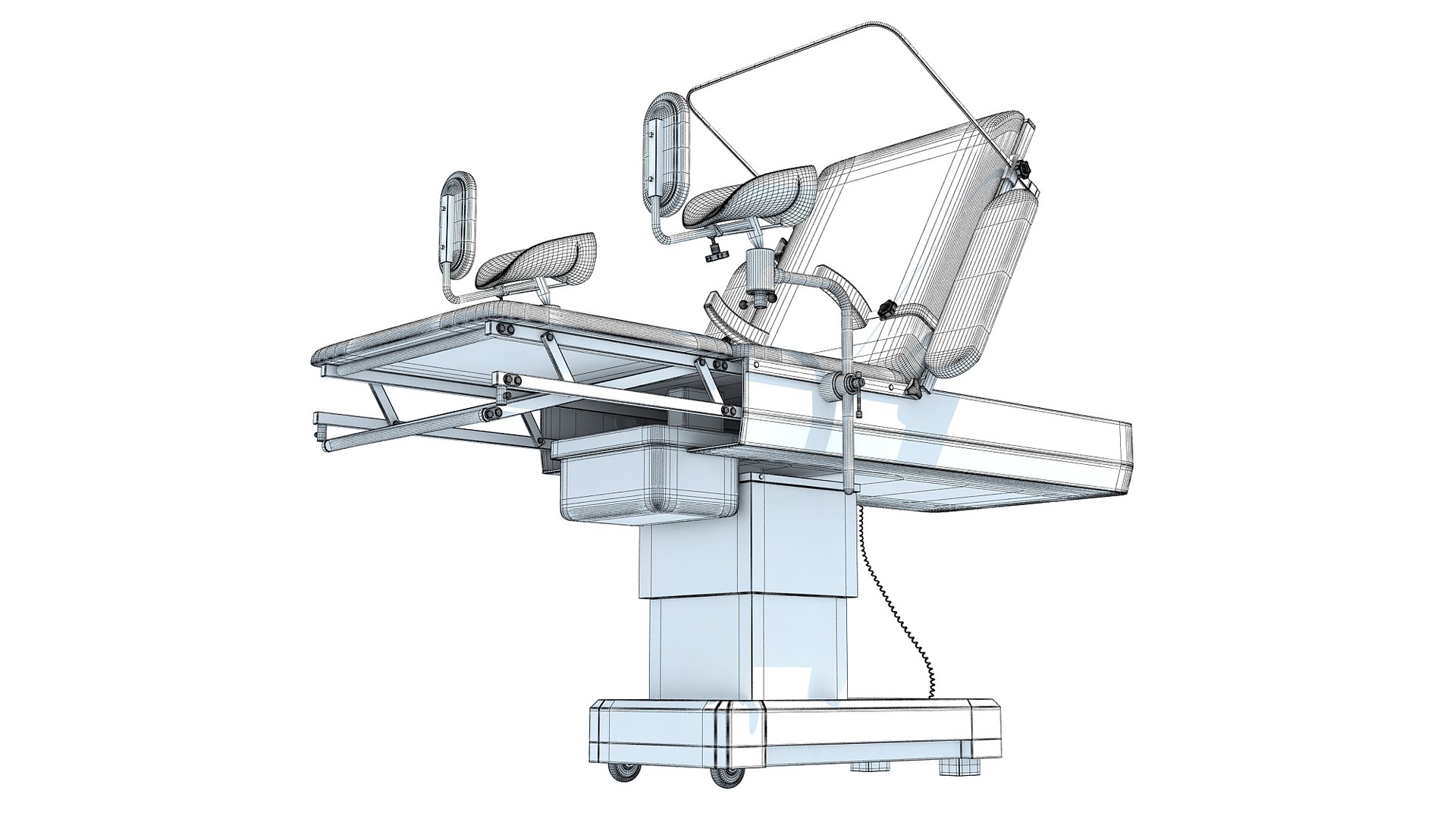 Gynecological Operating Table 3D Model - TurboSquid 1800514