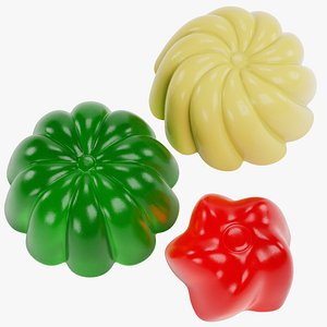 3D Jello Desserts Collection