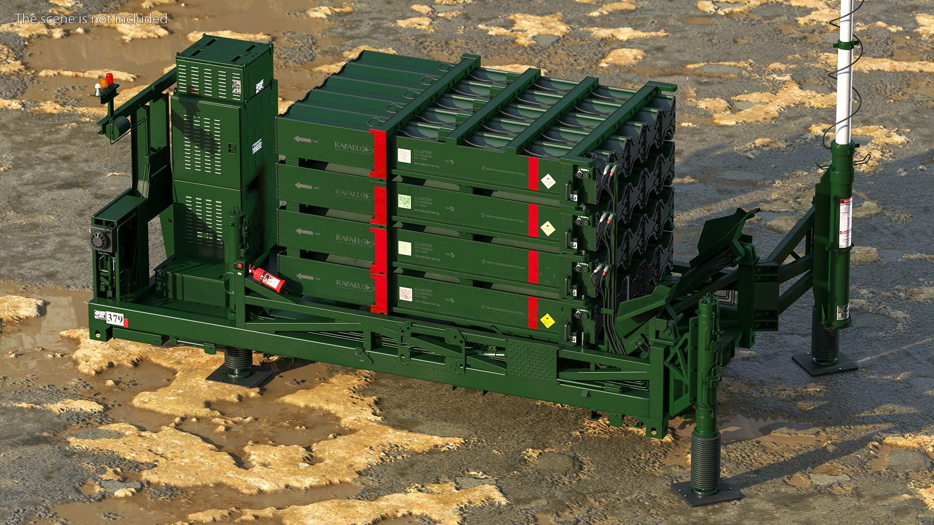 Iron Dome Air Defense Batteries 3D Model - TurboSquid 1766471