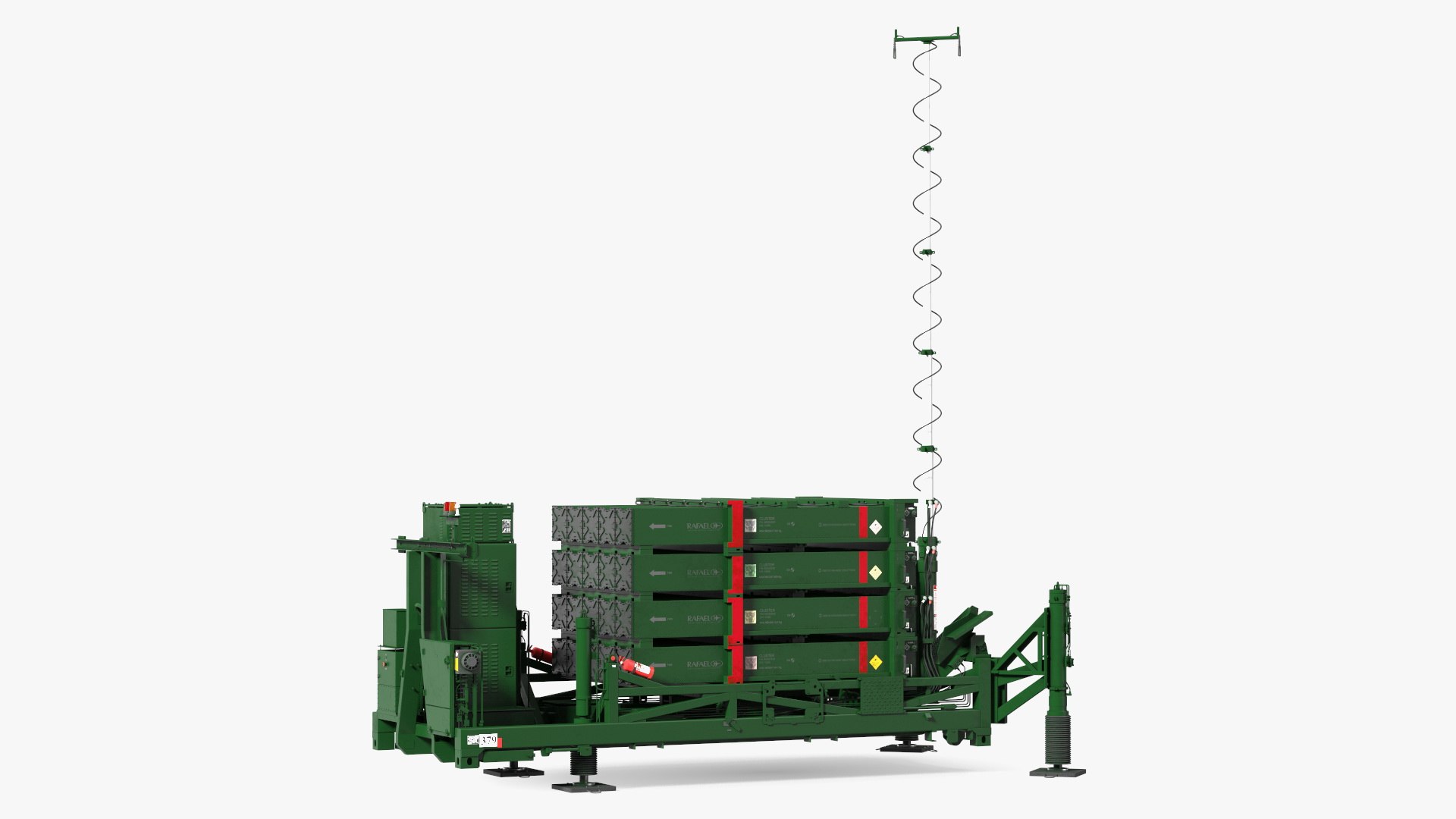 Iron Dome Air Defense Batteries 3D model preview