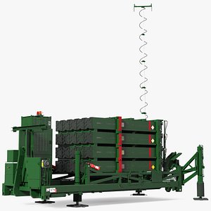 Iron Dome Air Defense Batteries 3D model