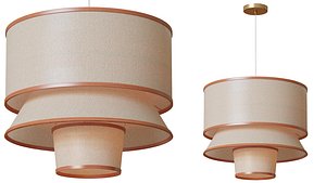 Bruna Walnut Pendant Light 3D