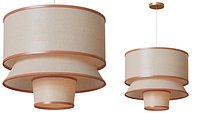 Bruna Walnut Pendant Light