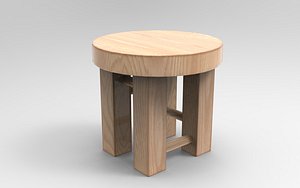 3D Jujo Stool model