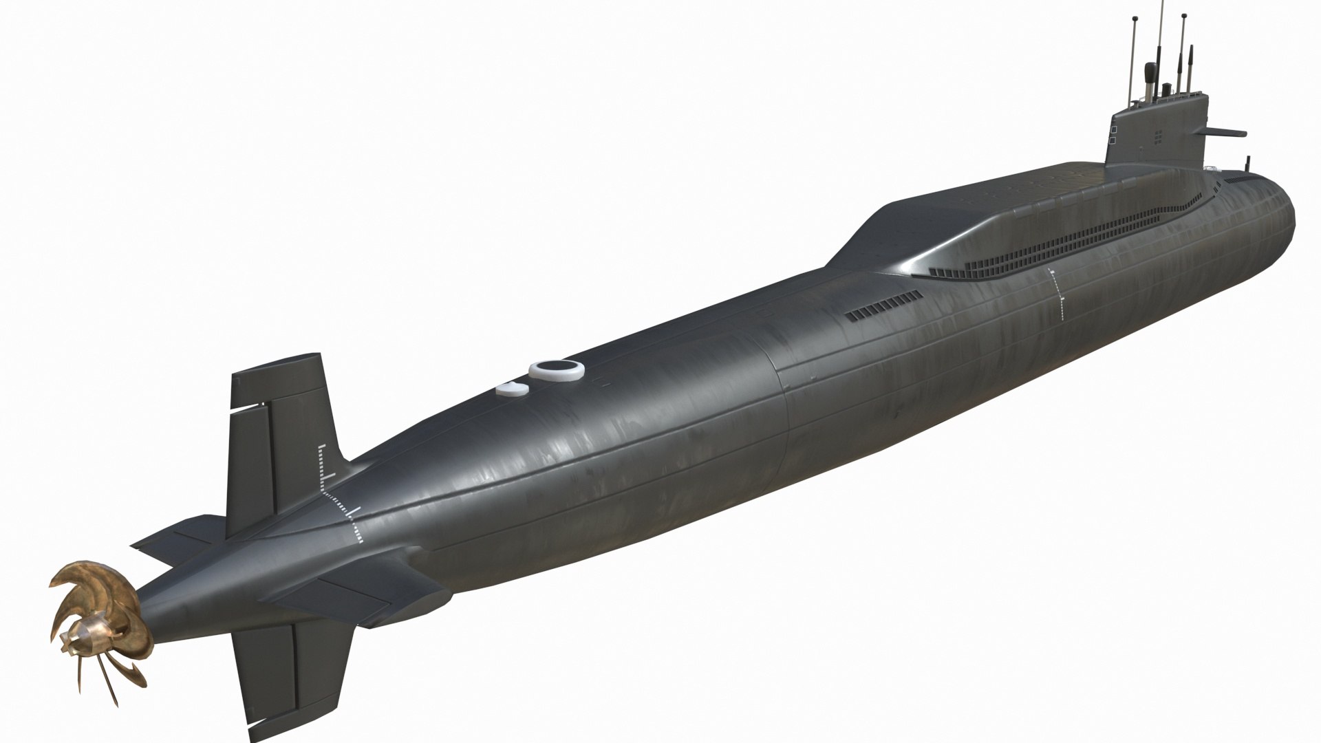 Type 092 Nuclear Submarine 3D Model - TurboSquid 2426171