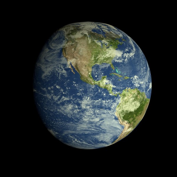 3d earth realistic model