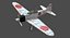 aircraft a6m2 zero real-time 3d max