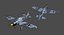 aircraft a6m2 zero real-time 3d max