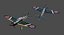 aircraft a6m2 zero real-time 3d max