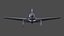 aircraft a6m2 zero real-time 3d max