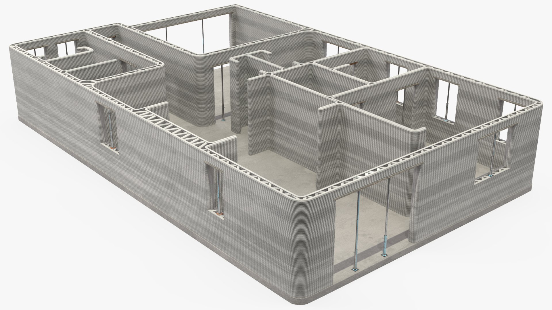 3D 3D Printed Concrete House Structure model https://p.turbosquid.com/ts-thumb/hR/pJbEnq/O7/3d_printed_concrete_house_structure_021/jpg/1716958935/1920x1080/fit_q87/84487499f81724dcd2a6efdef10e90c202009c77/3d_printed_concrete_house_structure_021.jpg