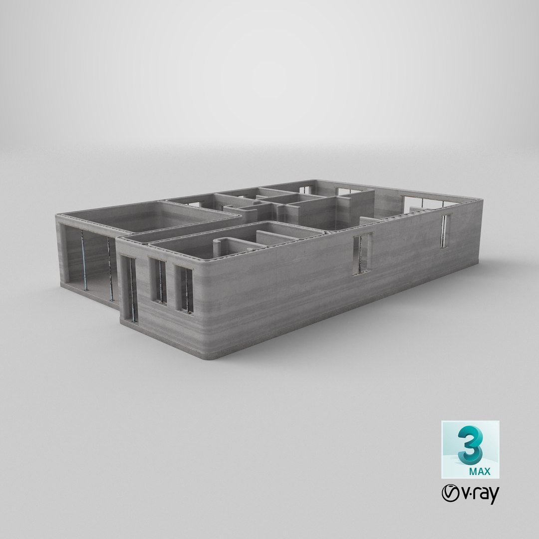 3D 3D Printed Concrete House Structure model https://p.turbosquid.com/ts-thumb/hR/pJbEnq/U0/stemcell_max_vray_render/png/1718270341/1920x1080/fit_q87/2e9415fd78a6856925ca422a9b2dfb871954ef12/stemcell_max_vray_render.jpg