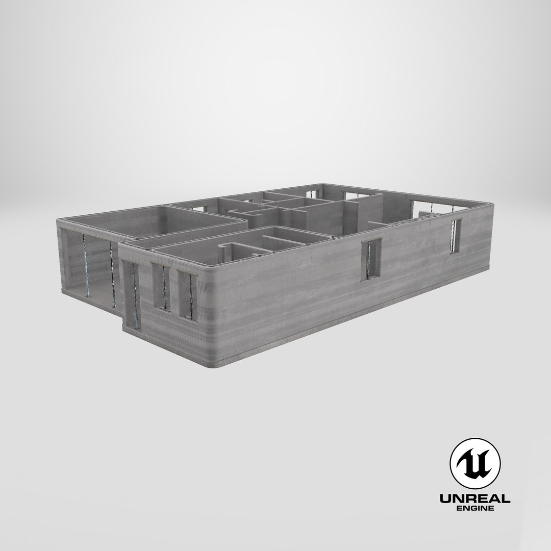 3D 3D Printed Concrete House Structure model https://p.turbosquid.com/ts-thumb/hR/pJbEnq/nB/stemcell_unreal_render/png/1718270345/1920x1080/fit_q87/0c7fa7223d10b411194478cead8cbd9ef3c57b91/stemcell_unreal_render.jpg