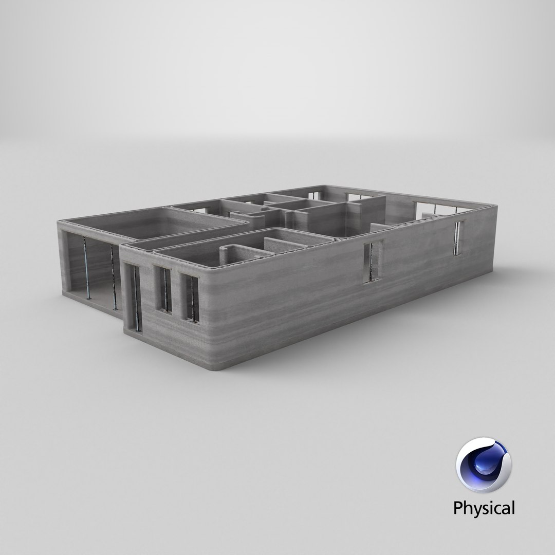 3D 3D Printed Concrete House Structure model https://p.turbosquid.com/ts-thumb/hR/pJbEnq/sl/stemcell_cinema_4d_physical_render/png/1718270339/1920x1080/fit_q87/b840920bb12fff9823e5abc2881cca30766b0ea9/stemcell_cinema_4d_physical_render.jpg