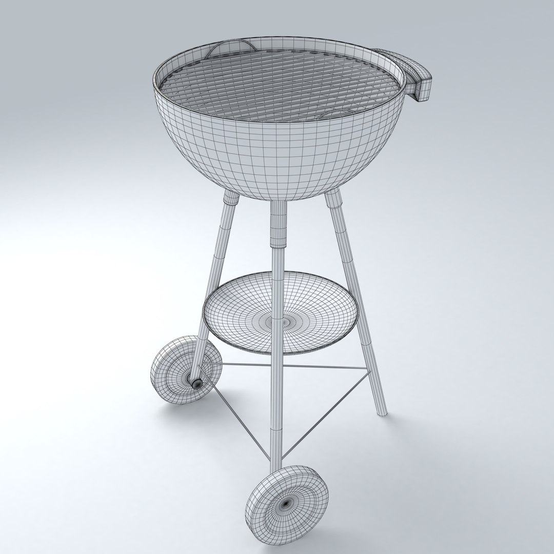 3d Barbecue Exterior Model