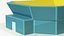 Cartoon Low Poly Stadium