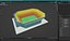 Cartoon Low Poly Stadium