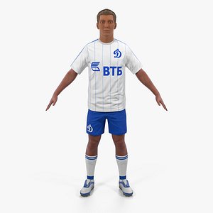 soccer football player dynamo 3D model