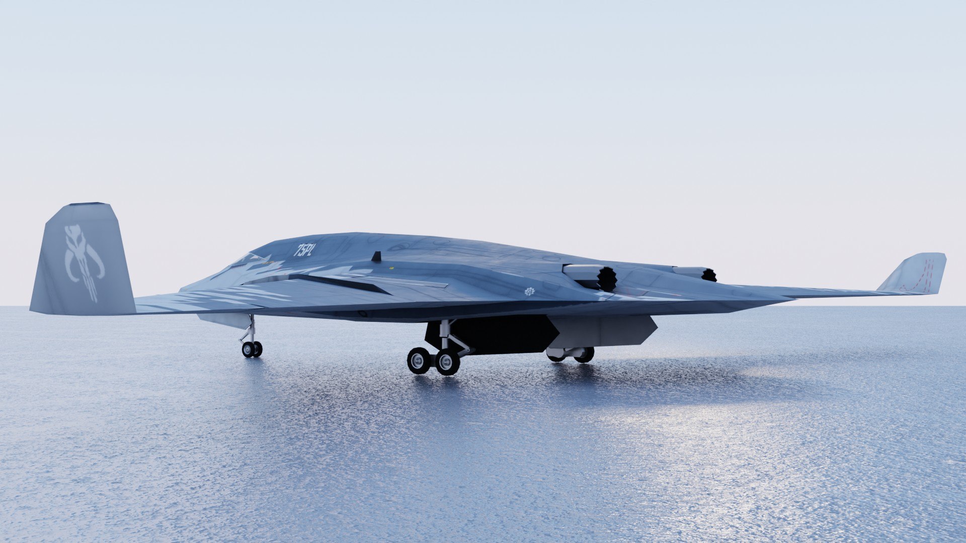 3D Tupolev PAK DA Envoy - TurboSquid 2024011