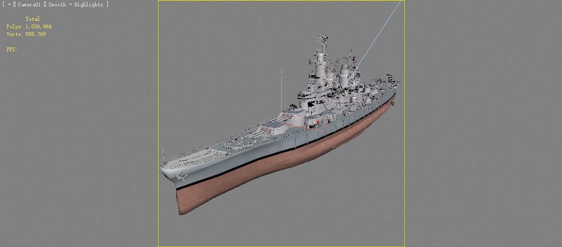 Battleship Montana Model - TurboSquid 2414191