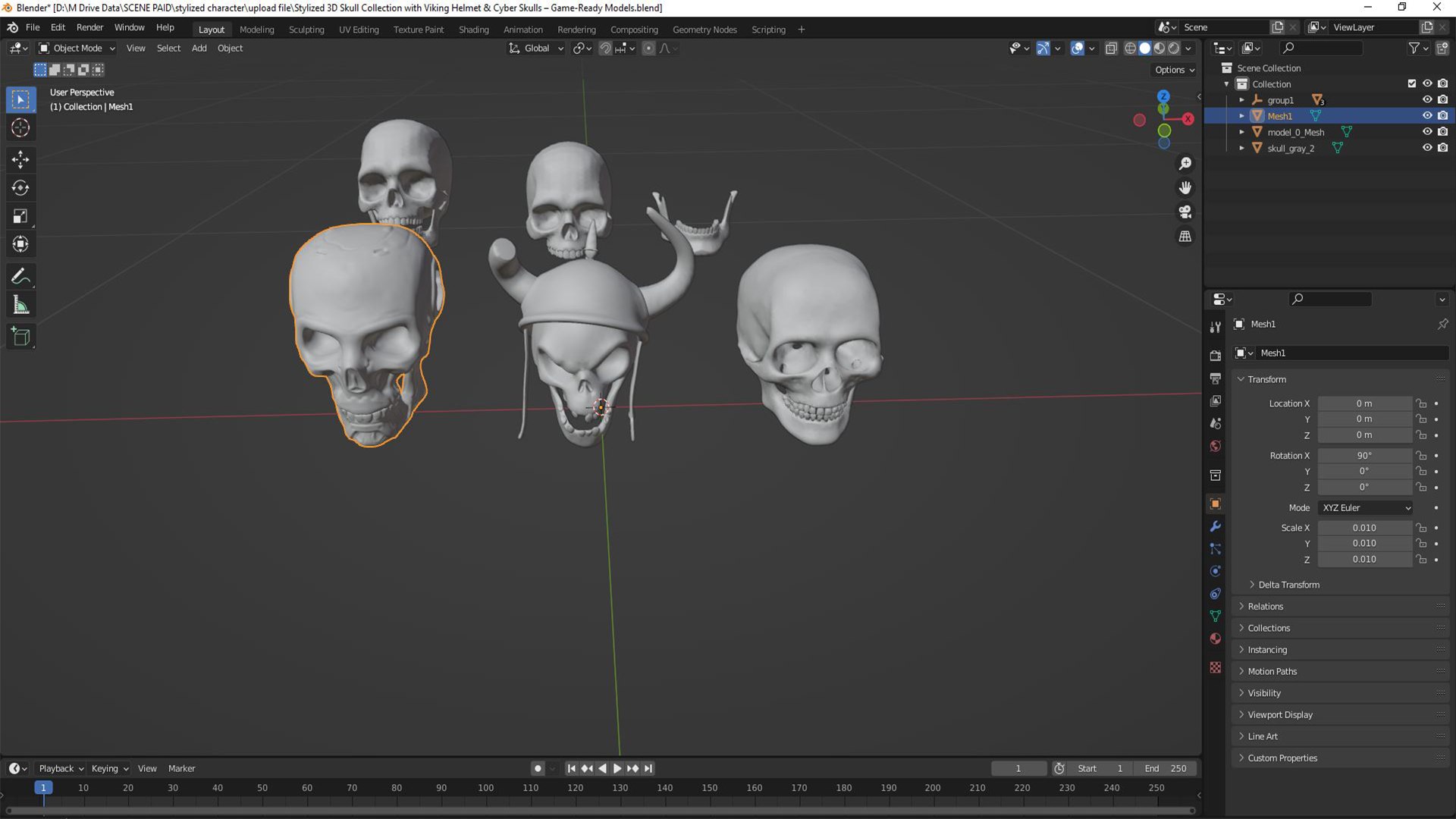 Stylized 3D Skull Collection with Viking Helmet  Cyber Skulls  Game-Ready Models model https://p.turbosquid.com/ts-thumb/hR/xv01CV/yN/blendershot/jpg/1756312218/1920x1080/fit_q87/d7bf73a1bade9be32993a4bb0e4da645a68abad8/blendershot.jpg