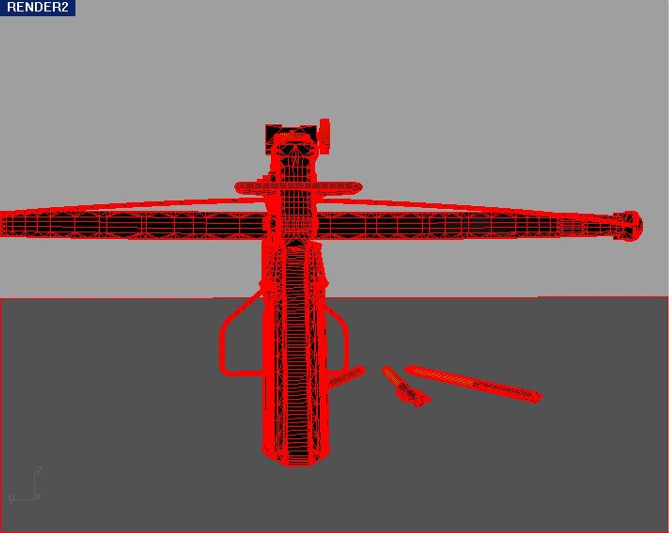 3d Hand Crossbow