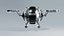 Drone de segurança de ficção científica