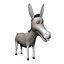 3D model Cartoon Donkey