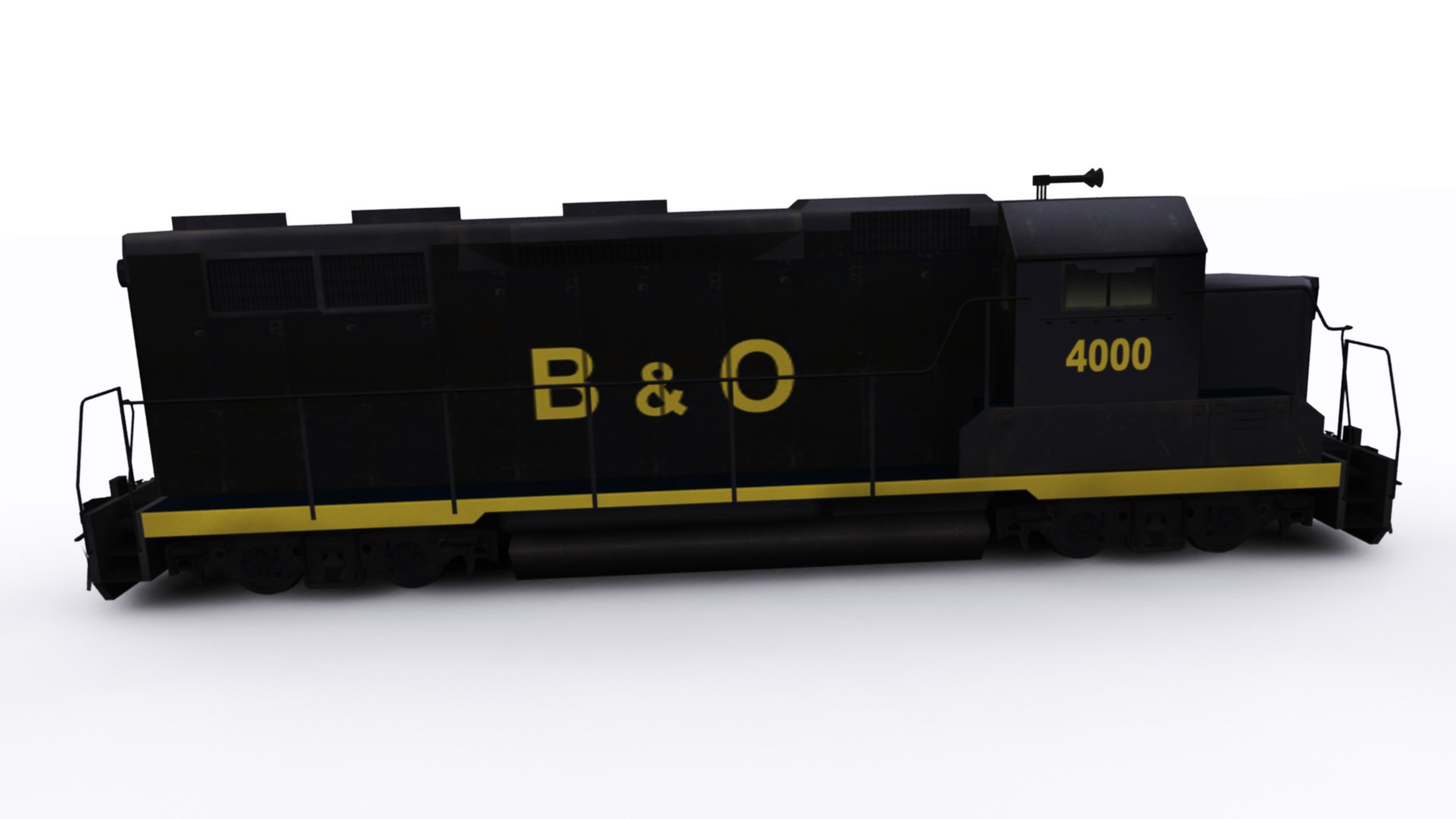 3D EMD GP40 2 Model - TurboSquid 2099963