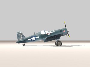 f4u corsair fighter 3d model