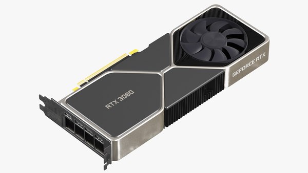 Nvidia GeForce RTX3080ファウンダーズエディション3Dモデル ...
