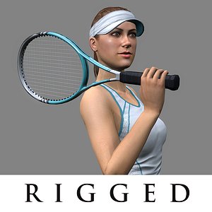 Tennis Player Girl RIGGED