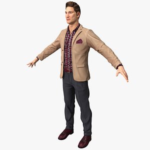 Man in Work Casual Clothes
