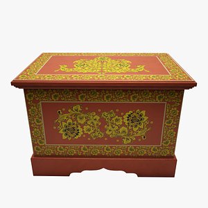 3d painted chest model