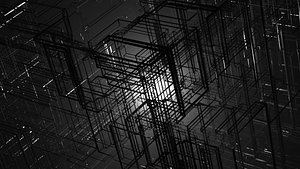 3D model cube matrix