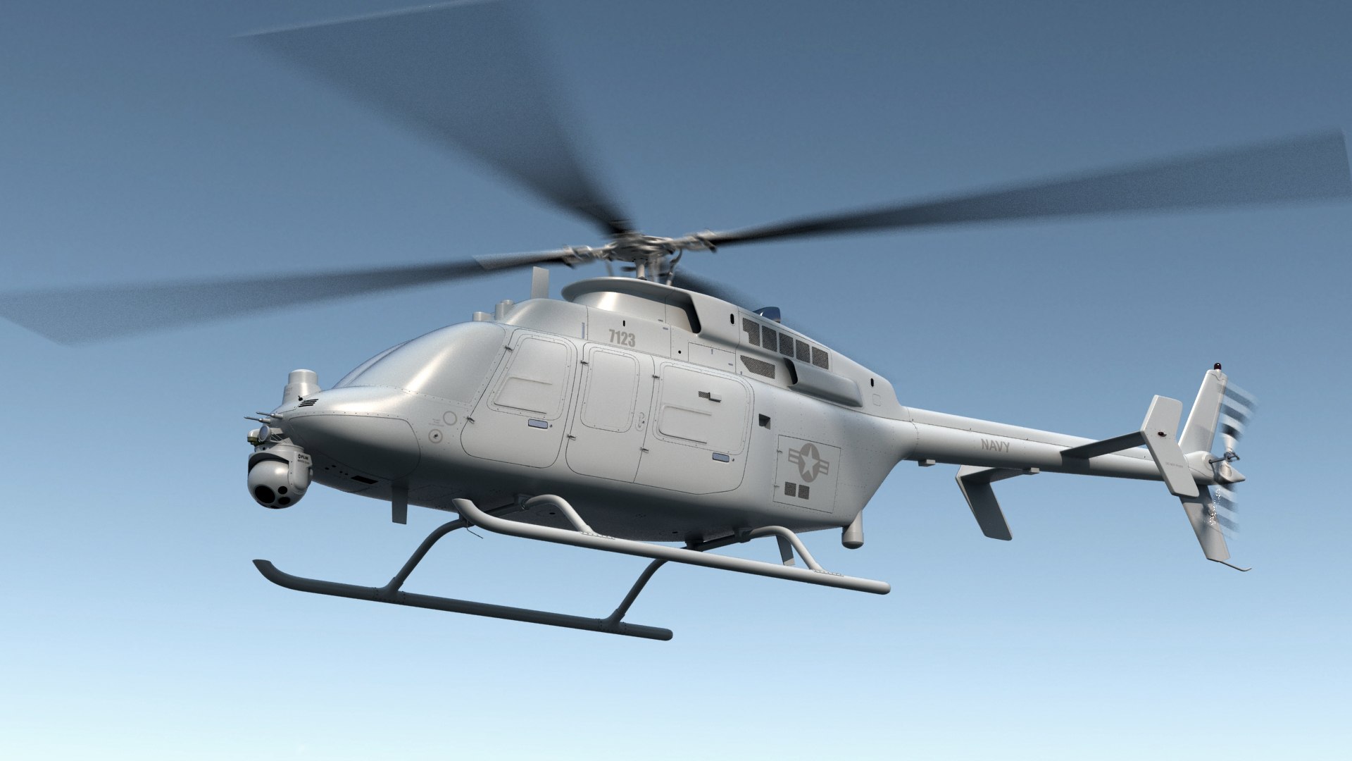 Northrop Grumman Unmanned Helicopters 3D Model - TurboSquid 1543306