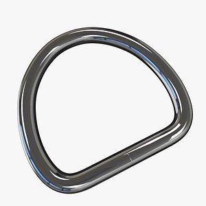 welded d rings strap 3D