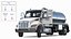 White Vacuum Truck Peterbilt 537 Rigged