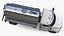 White Vacuum Truck Peterbilt 537 Rigged