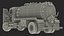 White Vacuum Truck Peterbilt 537 Rigged