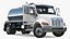 White Vacuum Truck Peterbilt 537 Rigged