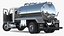 White Vacuum Truck Peterbilt 537 Rigged