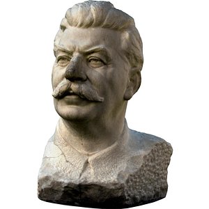 Stalin statue bust