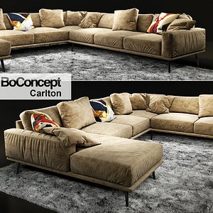 3d model sofa boconcept carlton