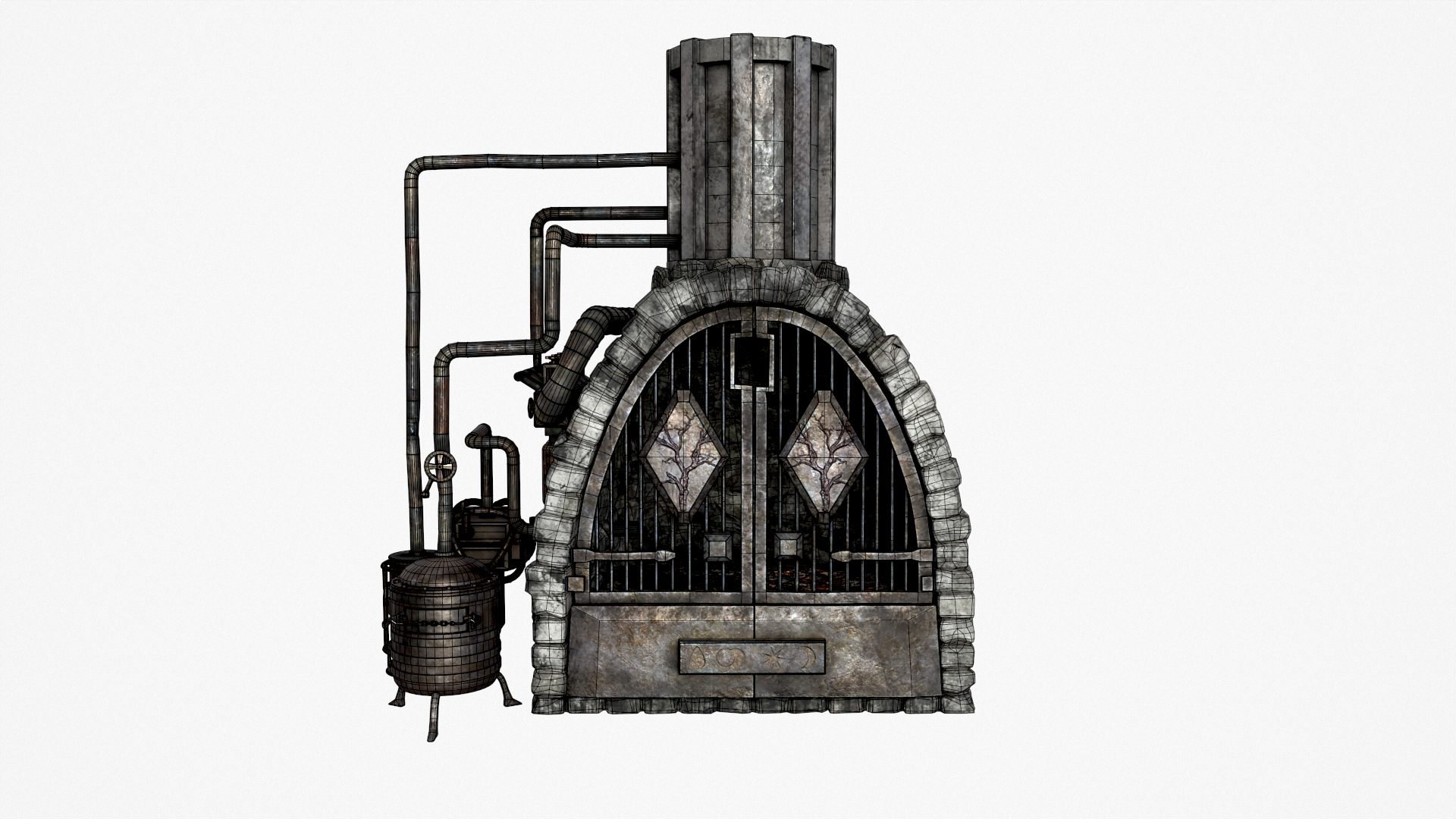 3D Medieval Alchemy Forge - TurboSquid 1751409